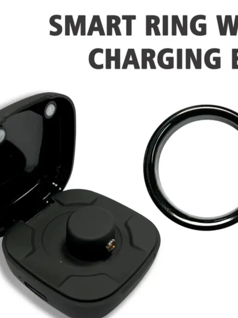 Size 13 Smart Ring & Wireless Charging Base